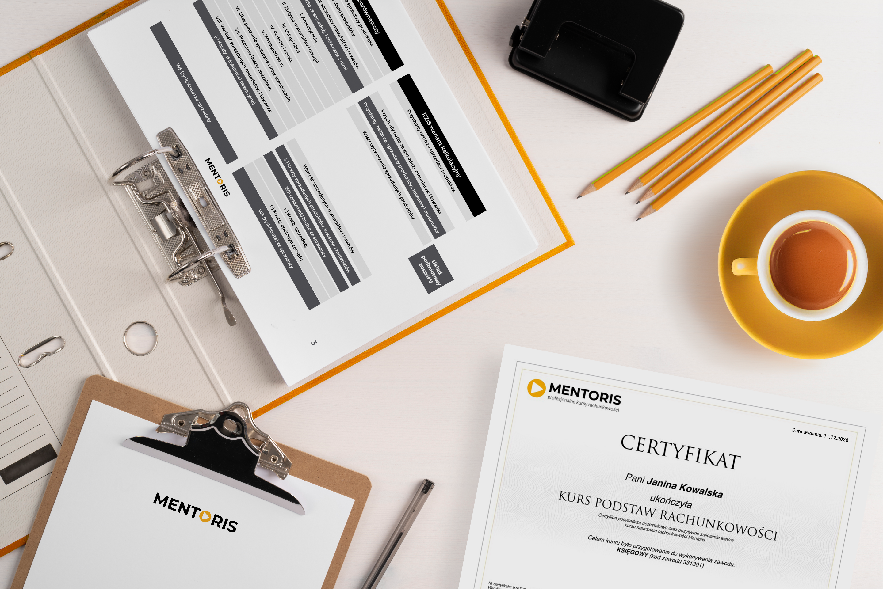 Certyfikat Mentoris - mockup