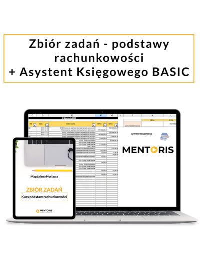 Zbiór zadań - podstawy rachunkowości + Asystent Księgowego wersja BASIC