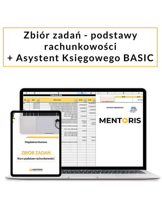 Zbiór zadań - podstawy rachunkowości + Asystent Księgowego wersja BASIC
